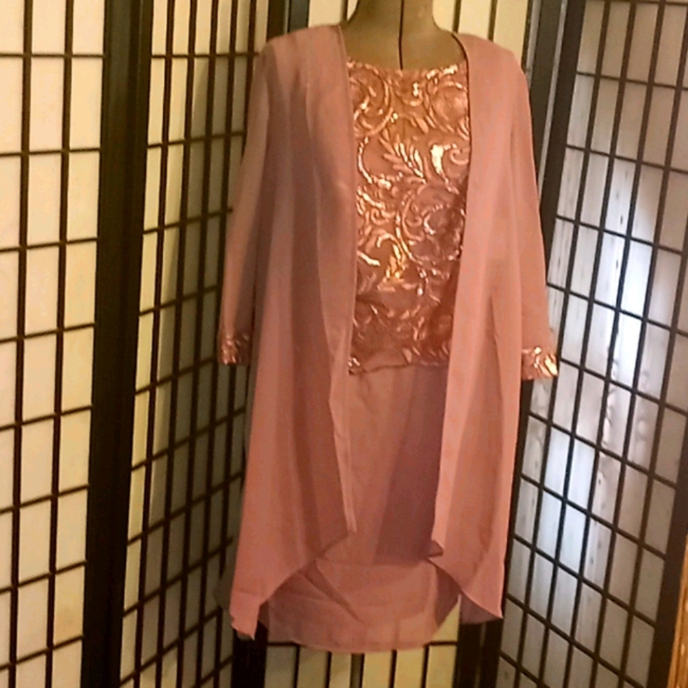 New MAYA BROOKE DRESS 2PC